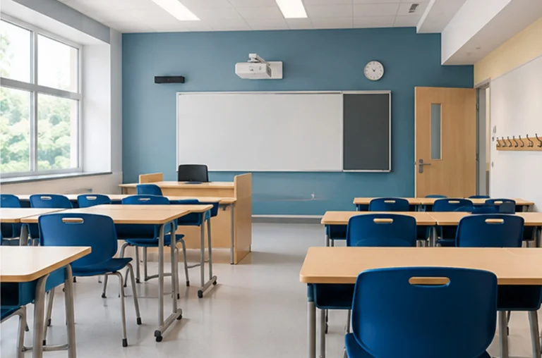Aplicación de PVC en Aulas de colegio e Institutos, y espacion públicos y privados